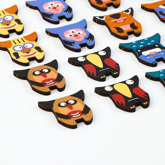 Игра настольная мемо &laquo;Монстрики&raquo; Far far land wood (24 фишки в коробке)