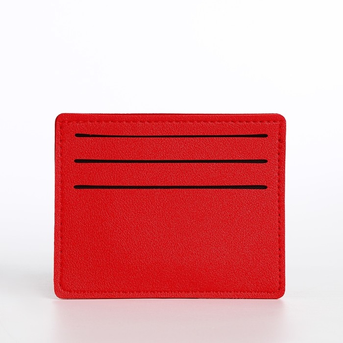 Картхолдер, цвет красный