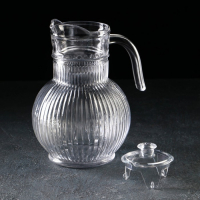 Кувшин для воды стеклянный «Аврора», 1,8 л, 15×22 см Кувшин для воды стеклянный «Аврора», 1,8 л, 15×22 см