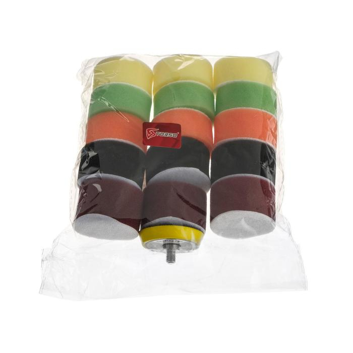 Круг для полировки TORSO, 50 мм, набор 16 предметов Круг для полировки TORSO, 50 мм, набор 16 предметов