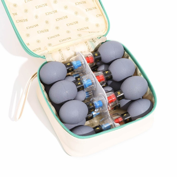 Магнитные банки акупункционного действия, для вакуумного массажа, набор 18 шт. Магнитные банки акупункционного действия, для вакуумного массажа, набор 18 шт.