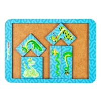 Тетрис &laquo;Весёлые змейки&raquo;, А5, 12 дет.