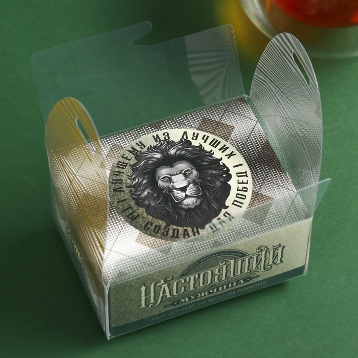 Чай чёрный &laquo;Настоящйи мужчина&raquo; вкус: лимон, 50 г.