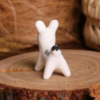 Сувенир «Зайка», белый, серый, 3,5×4×5,5 см, каргопольская игрушка, микс Сувенир «Зайка», белый, серый, 3,5×4×5,5 см, каргопольская игрушка, микс