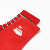 Новый год. Набор детских носков KAFTAN "Дед Мороз" 2 пары, размер 18-20 Новый год. Набор детских носков KAFTAN "Дед Мороз" 2 пары, размер 18-20