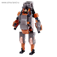 Робот-бластер &laquo;Титан&raquo;, трансформируется, в комплекте 3 мягкие пули, цвет коричневый