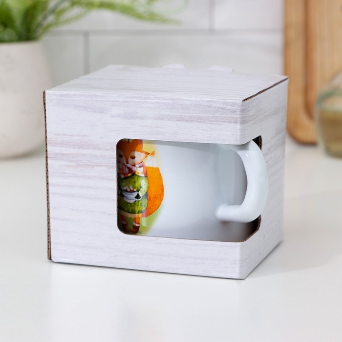 Кружка эмалированная &laquo;Для тебя&raquo;, 400 мл, цвет белый