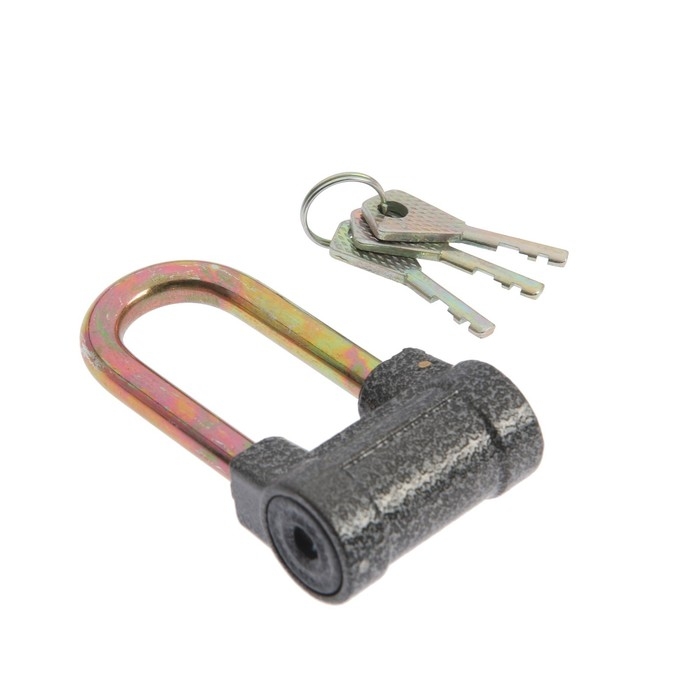 Замок навесной, тип 7, 52х95 мм, 3 ключа Замок навесной, тип 7, 52х95 мм, 3 ключа
