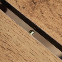 Стол кухонный на одной ножке раздвижной Норд, 90(122)х90х79, ЛДСП 22мм/Пластик, Дуб Вотан