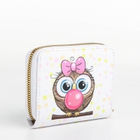 Кошелёк на молнии, цвет белый Кошелёк на молнии, цвет белый