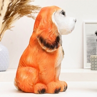 Копилка "Собака с медалью" рыжая, 25см Копилка "Собака с медалью" рыжая, 25см