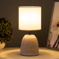 Настольная лампа "Линси" Е27 40Вт терракотовый 13х13х27,5 см