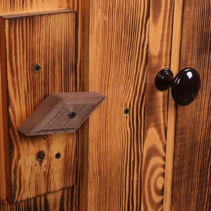 Туалет дачный, деревянный, 202 &times; 118 &times; 120 см, 3-го сорта, &laquo;МегаЭконом&raquo;