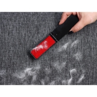 Щётка для одежды складная, 0,6&times;3,5&times;9,5 см, цвет чёрный