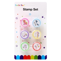 Печать цветная &laquo;Весёлые единороги&raquo;, набор 6 шт., МИКС