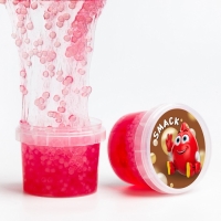 Слайм &laquo;Стекло&raquo;, Smaсk с шариками, розовый, 90 г