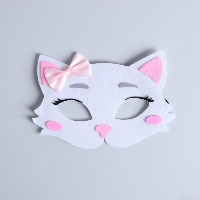 Маска карнавальная «Кошечка» фетр Маска карнавальная «Кошечка» фетр