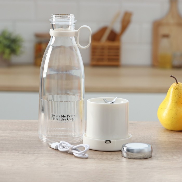 Блендер портативный Glory, 10×10×26 см, переносной Блендер портативный Glory, 10×10×26 см, переносной