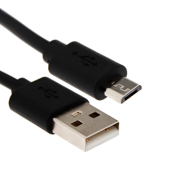 Кабель Windigo, microUSB - USB, 2 А, зарядка + передача данных, TPE оплетка, 1 м, черный Кабель Windigo, microUSB - USB, 2 А, зарядка + передача данных, TPE оплетка, 1 м, черный