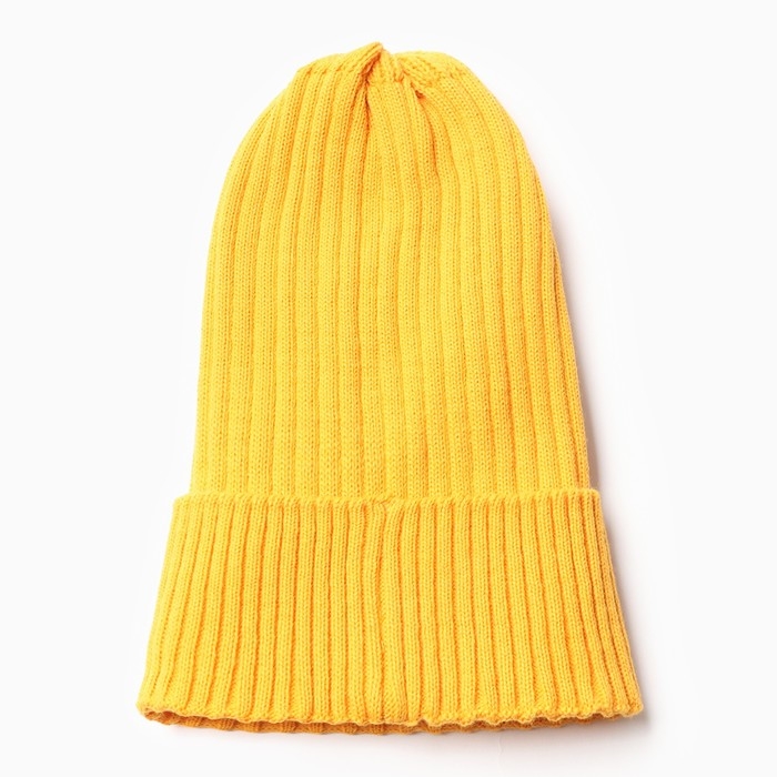 Шапка детская, цвет горчица, размер 48-52 Шапка детская, цвет горчица, размер 48-52