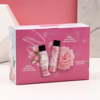 Подарочный набор косметики «Яркой весны!», гель для душа 100 мл, пена для ванны 100 мл, мочалка, ЧИСТОЕ СЧАСТЬЕ Подарочный набор косметики «Яркой весны!», гель для душа 100 мл, пена для ванны 100 мл, мочалка, ЧИСТОЕ СЧАСТЬЕ