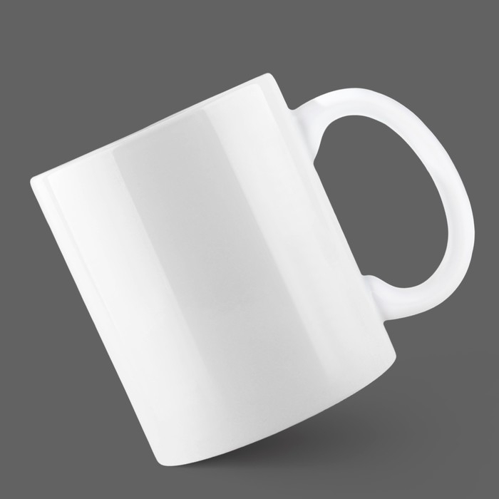 Кружка керамическая &laquo;Юра&raquo;, 320 мл, цвет белый