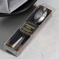 Ложка чайная с гравировкой &laquo;Любимый папа&raquo;, в подарочной коробке, 3 х 14 см.