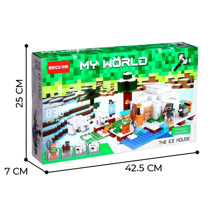 Конструктор Мой мир «Ледяной дом» 284 детали Конструктор Мой мир «Ледяной дом» 284 детали