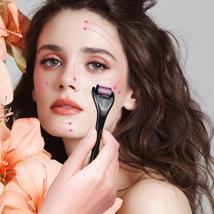 Мезороллер универсальный, 540 игл, 0,5 мм, цвет чёрный Мезороллер универсальный, 540 игл, 0,5 мм, цвет чёрный