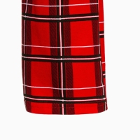 Пижама новогодняя мужская KAFTAN "Клетка", цвет красный, размер 50