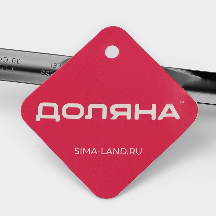 Половник из нержавеющей стали Доляна Everyday, 30 мл, 27&times;5 см, цвет серебряный