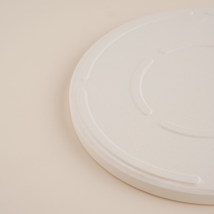 Пекарский камень SL Home &laquo;Вомеро&raquo;, d=20,6 см, толщина 1,5 см, цвет бежевый