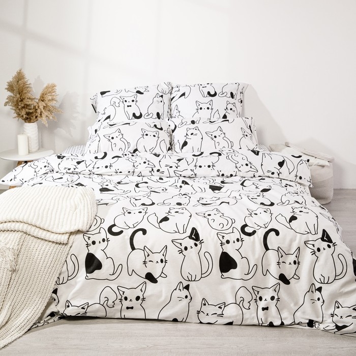 Постельное бельё 2сп Ночь Нежна &laquo;Саймон&raquo; 175х215см, 180х220см, 70х70см 2шт