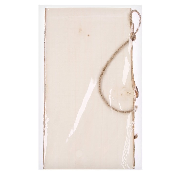 Доска деревянная для рисования и записей, 25 &times; 12 &times; 1 см, набор мелков, губка