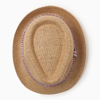 Шляпа мужская MINAKU, цвет светло-коричневый, р-р 58 Шляпа мужская MINAKU, цвет светло-коричневый, р-р 58