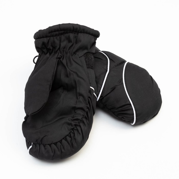 Варежки зимние детские MINAKU, цв.черный, р-р 16 (18 см)