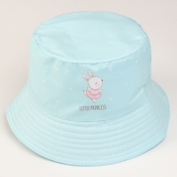 Панама детская для девочки Little Princess, цвет голубой, р-р 48-50 Панама детская для девочки Little Princess, цвет голубой, р-р 48-50