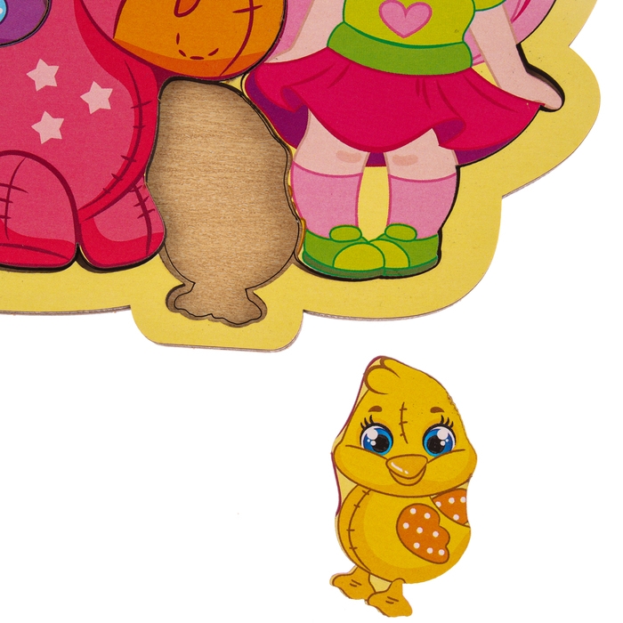 Головоломка &laquo;Игрушки&raquo; для самых маленьких