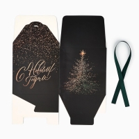 Коробка подарочная новогодняя складная &laquo;С Новым годом&raquo;, 18 х 18 х 18 см, Новый год