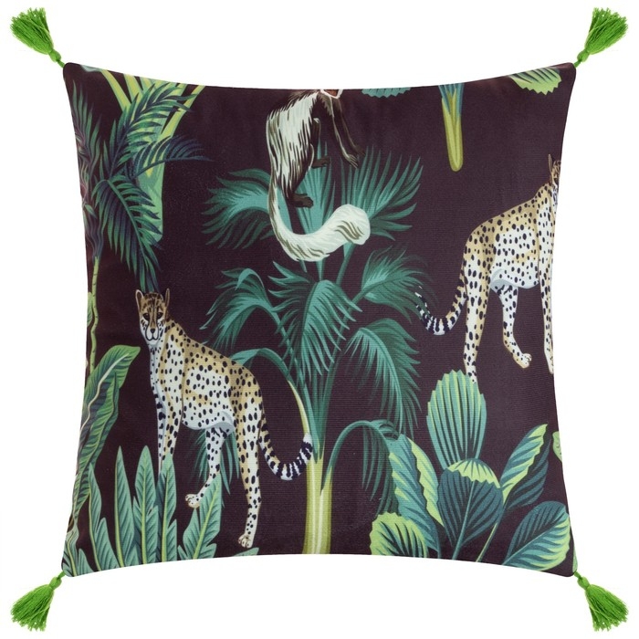 Наволочка декоративная с кисточками Этель «Хищники», 43х43 см Наволочка декоративная с кисточками Этель «Хищники», 43х43 см