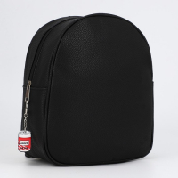 Рюкзак школьный из искусственной кожи с подвесом 27х23х10 см Рюкзак школьный из искусственной кожи с подвесом 27х23х10 см