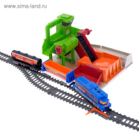 Железная дорога &laquo;Каменоломня&raquo;, работает от батареек