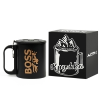 Термокружка, 180 мл, Туризм BOSS, сохраняет тепло 2 ч, компас Термокружка, 180 мл, Туризм BOSS, сохраняет тепло 2 ч, компас