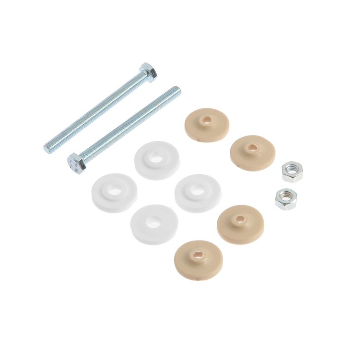 Крепеж бачка к унитазу "РБМ", М 6x70, в сборе с гайкой, прокладками