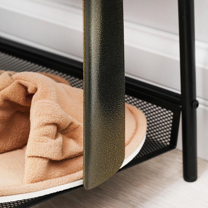 Ложка для обуви, 70 см, толщина 1,5 мм, цвет бронза антик