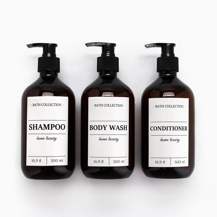 Дозатор для шампуня, кондиционера, геля для душа &laquo;Home comfort&raquo;, 500 мл