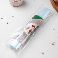 Мешок кондитерский, h=65 см, рулон 10 шт, 65&times;28 см, цвет прозрачный