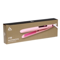 Выпрямитель для волос Luazon LW-37, 45 Вт, керамическое покрытие, до 230°C, розовый Выпрямитель для волос Luazon LW-37, 45 Вт, керамическое покрытие, до 230°C, розовый