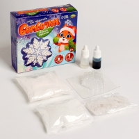 Бомбочки для ванн своими руками на новый год &laquo;Волшебная снежинка&raquo;, новогодний набор для творчества