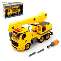 Конструктор винтовой &laquo;Городская техника&raquo;, световые эффекты, русская озвучка